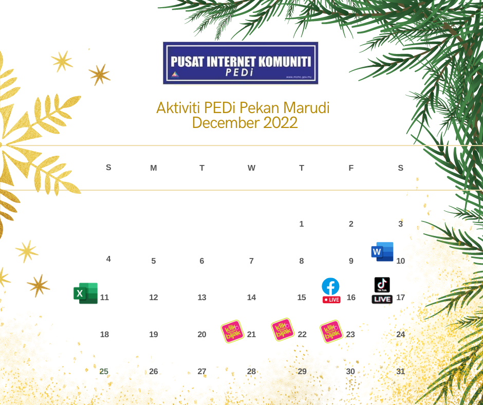 Brown Modern November 2022 Calendar Facebook Post